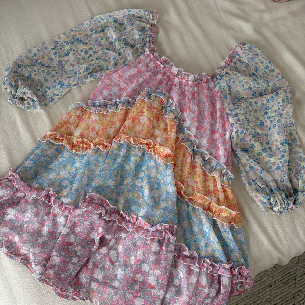 Floral Multi-Color Mini Dress